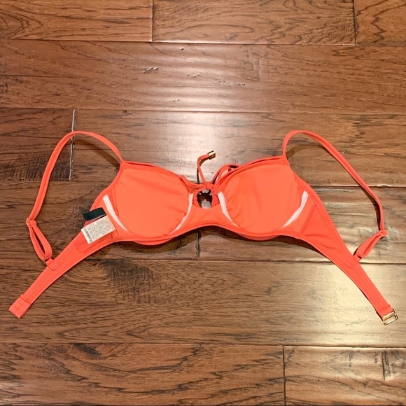 New Ralph Lauren Underwire Loop Front Bikini Top 8 - Picture 9 of 13